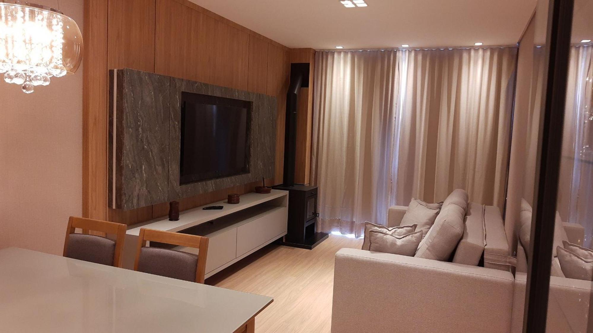 Apartamento Rosa Edificio Bellagio Canela Com Infraestrutura Completa Exterior foto