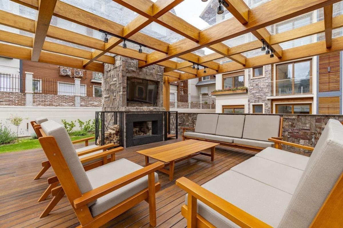 Apartamento Rosa Edificio Bellagio Canela Com Infraestrutura Completa Exterior foto