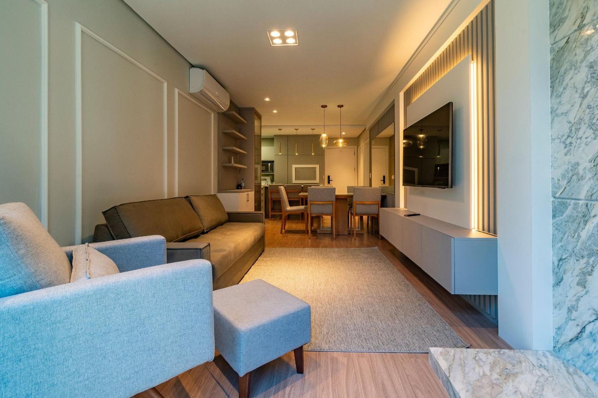 Apartamento Rosa Edificio Bellagio Canela Com Infraestrutura Completa Exterior foto